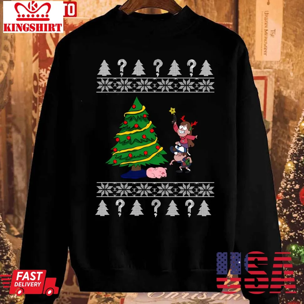 Gravity Falls Christmas Unisex Sweatshirt Plus Size