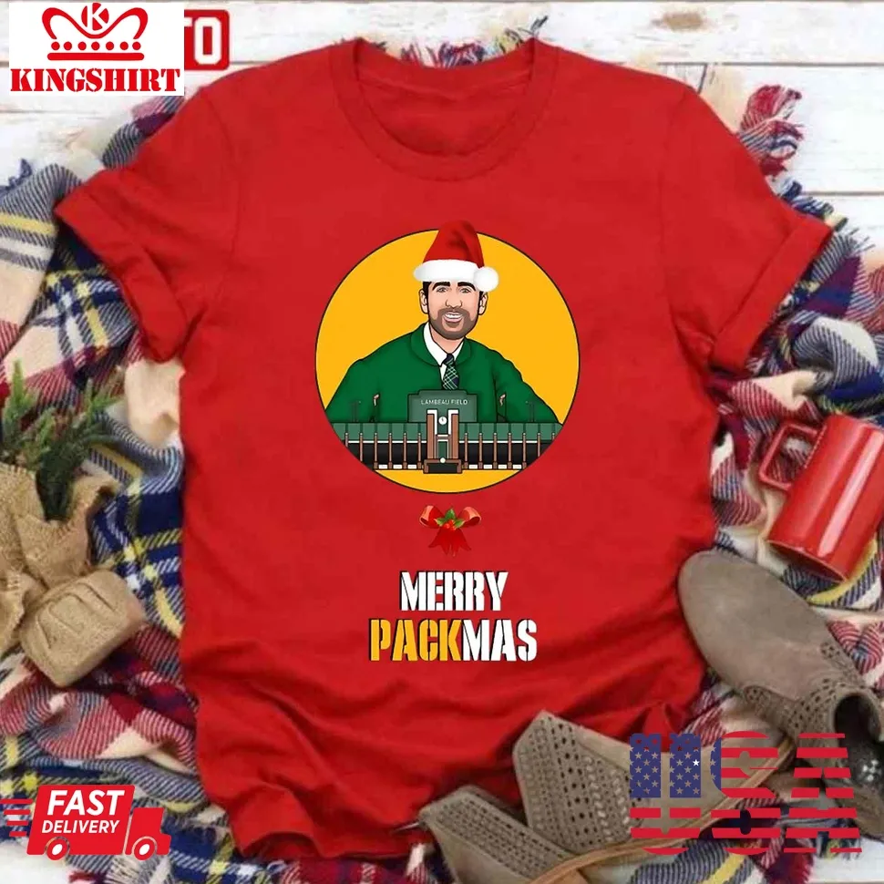 Green Bay Packers Aaron Rodgers Christmas Gb Unisex T Shirt Plus Size