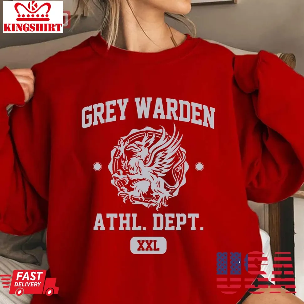 Grey Warden Athletic Department Dragon Age Unisex Sweatshirt Size up S to 4XL