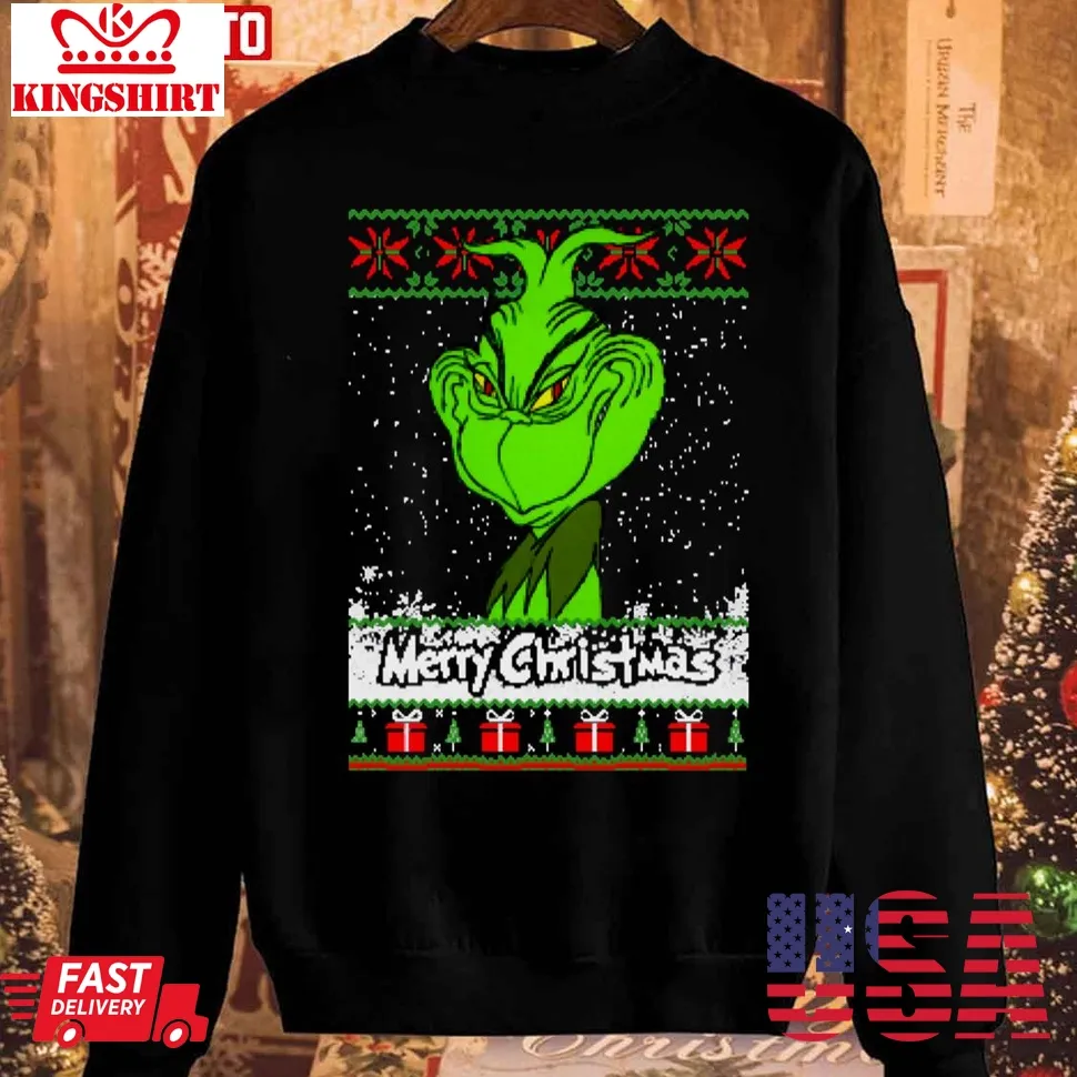 Grinchhh Merry Christmas Unisex Sweatshirt TShirt