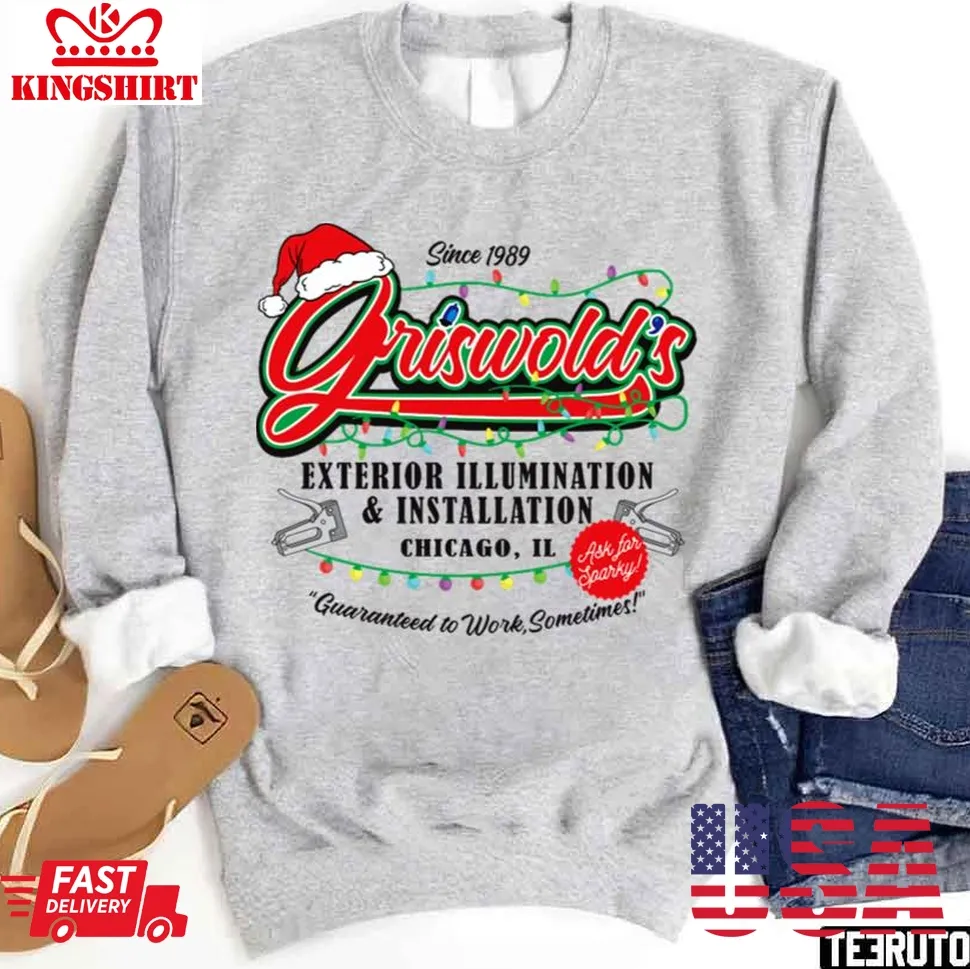 Griswold Illumination Christmas Vacation '89 Unisex Sweatshirt Plus Size