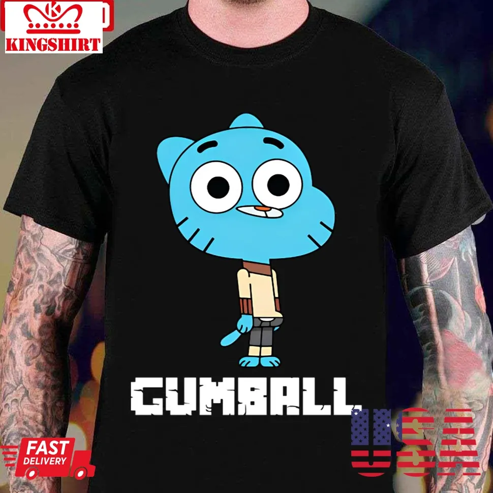 Gumball Cute Boy Cartoon Unisex T Shirt Unisex Tshirt