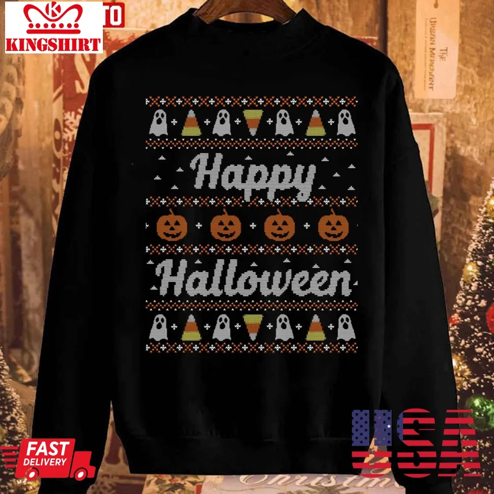 Happy Halloween Unisex Sweatshirt Plus Size