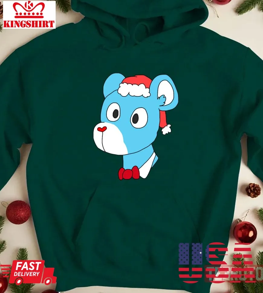 Heartbreak Bear Christmas Unisex Sweatshirt Plus Size