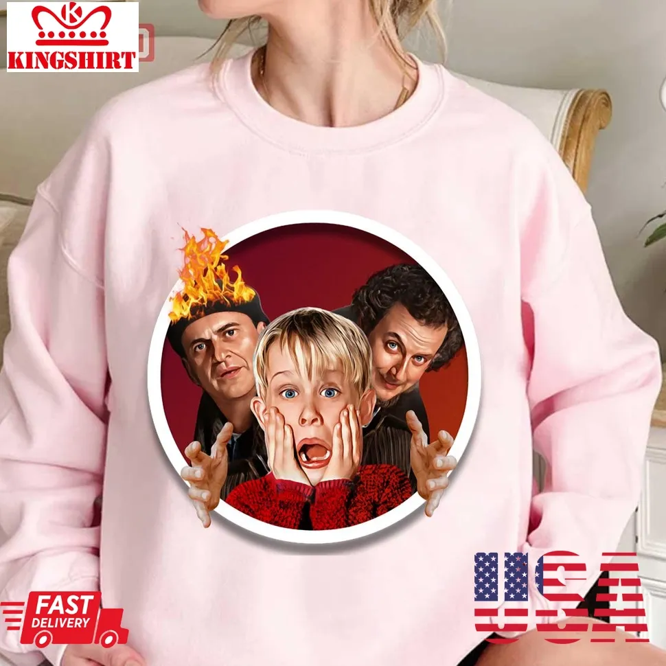 Home Alone Funny Squad Unisex Sweatshirt Plus Size