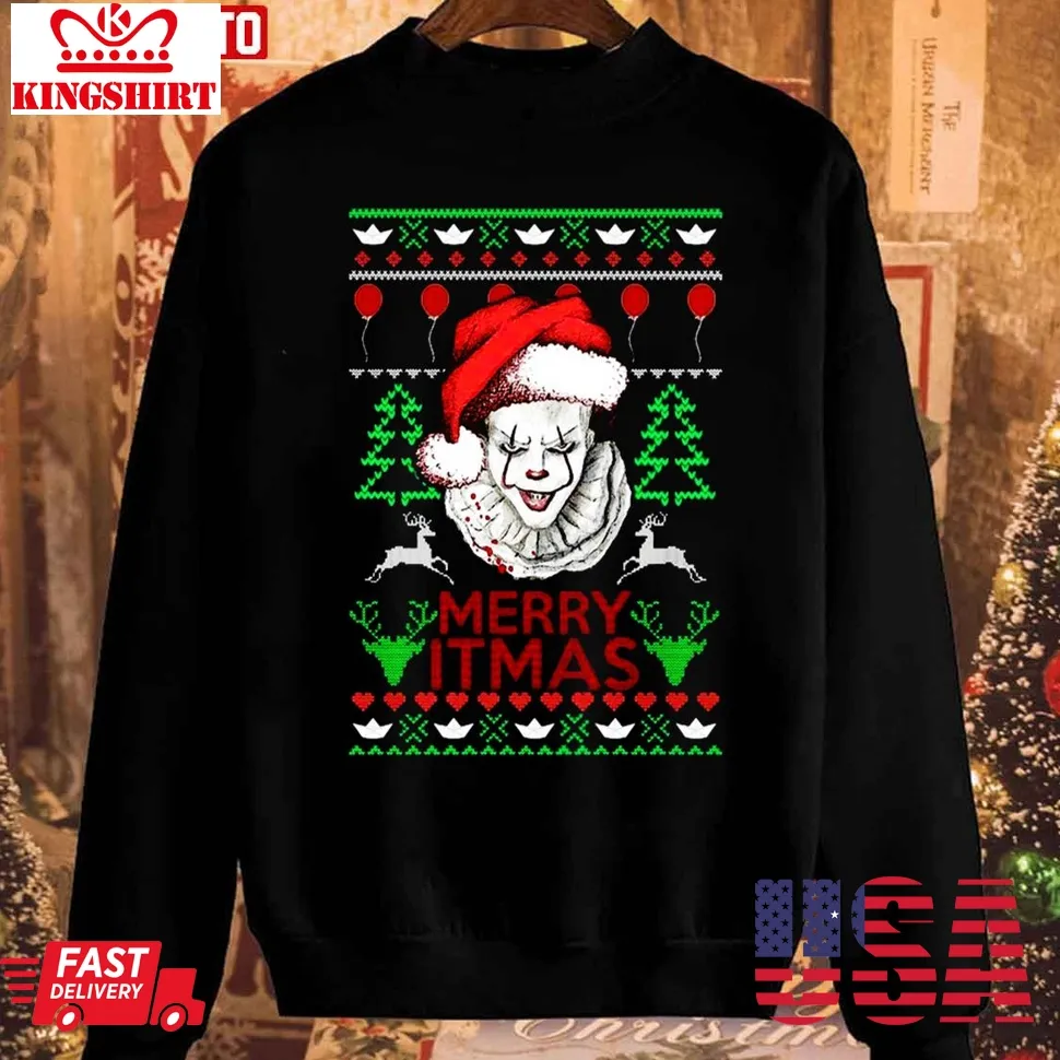 Horror Christmas Horror Movie Funny Christmas Unisex Sweatshirt Plus Size