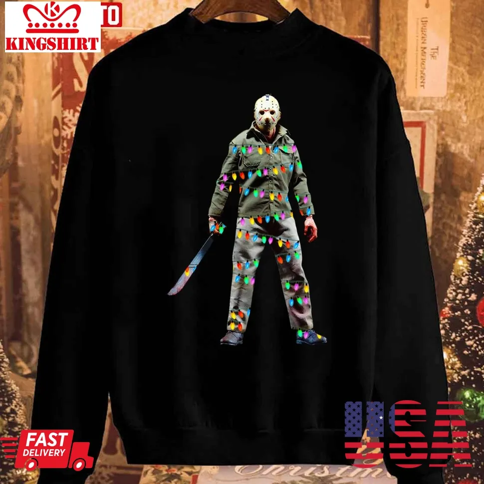 Horror Christmas Jason Unisex Sweatshirt Size up S to 4XL