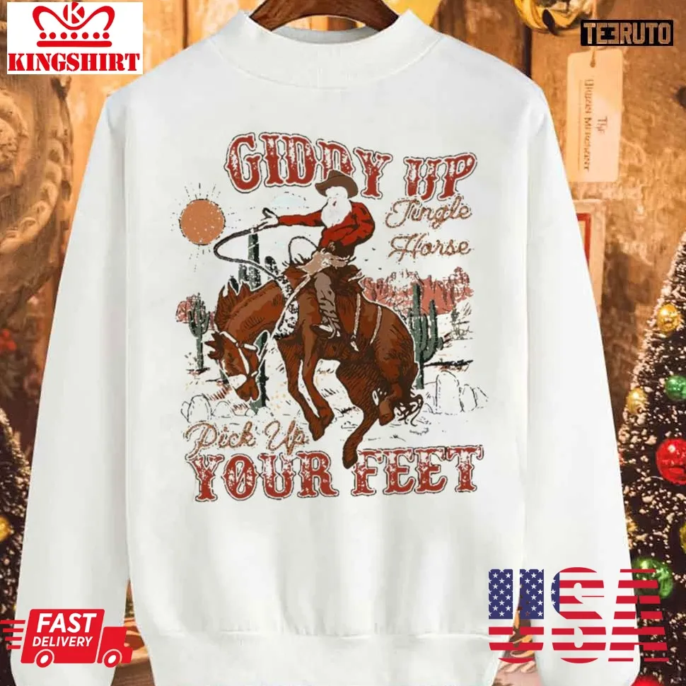 Horse Pick Up Christmas 2023 Sweatshirt Unisex Tshirt