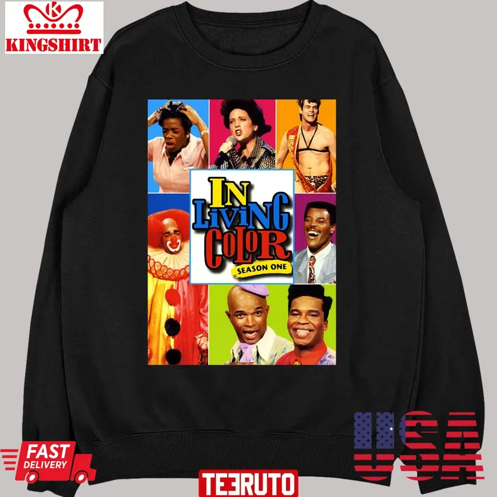In Living Color Poster Skit Variety Tv Show Fan Unisex Sweatshirt Plus Size