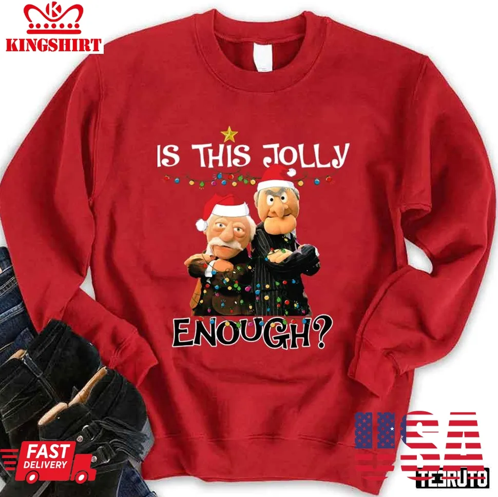 Is This Jolly Enough Christmas 2023 Sweatshirt TShirt