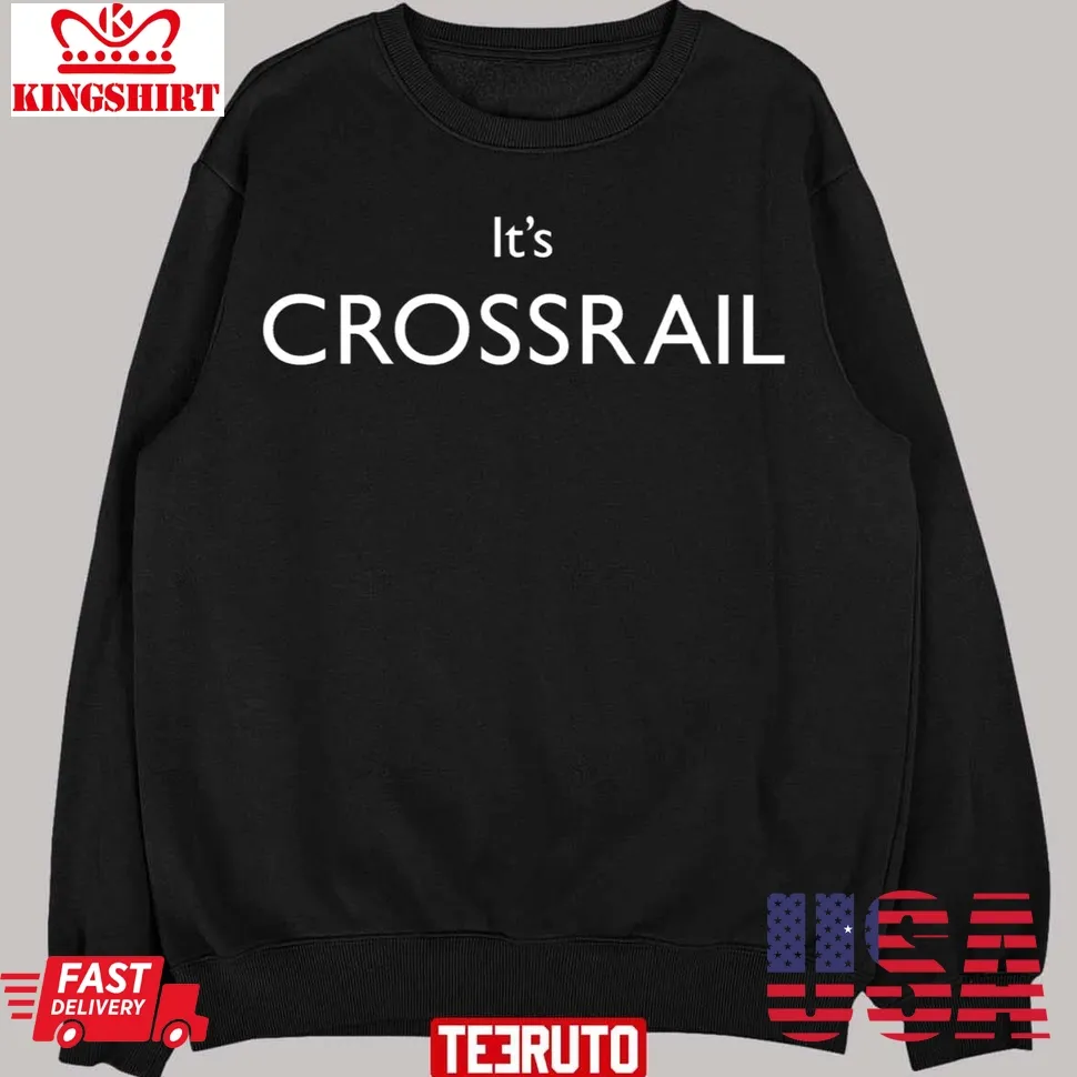 It's Crossrail Queen Elizabeth Ii Unisex Sweatshirt Size up S to 4XL