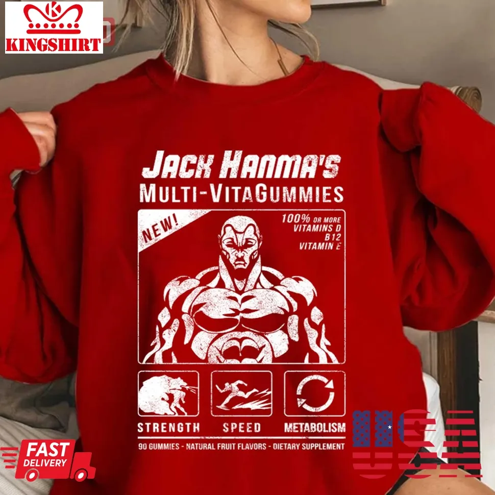 Jack Hanma's Multi Vitagummies Unisex Sweatshirt Unisex Tshirt