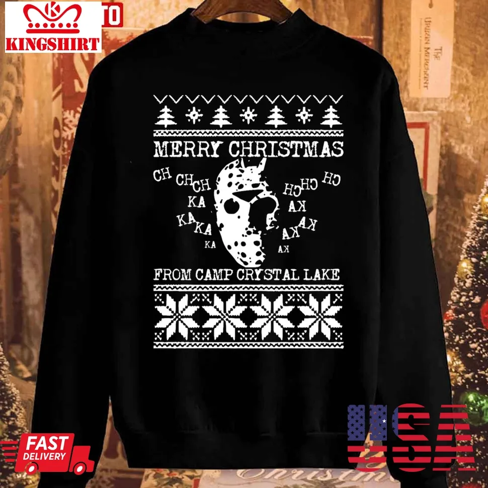 Jason Christmas Horror Unisex Sweatshirt Size up S to 4XL