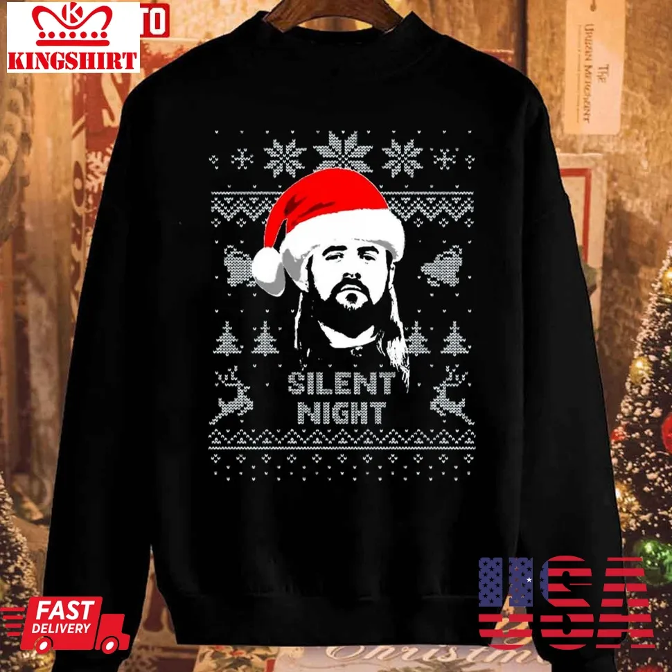 Jay And Silent Bob Merry Silent Night Christmas Unisex Sweatshirt Unisex Tshirt