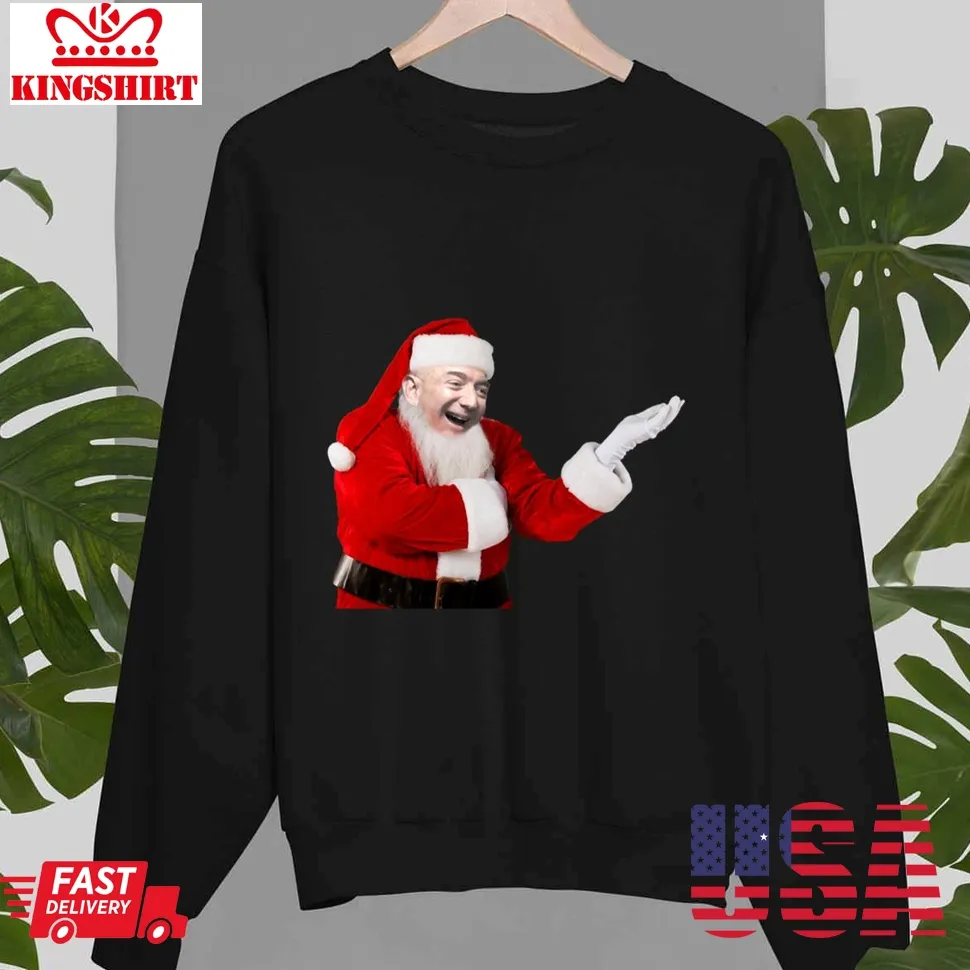 Jeff Bezos Santa Claus Christmas Unisex Sweatshirt Plus Size