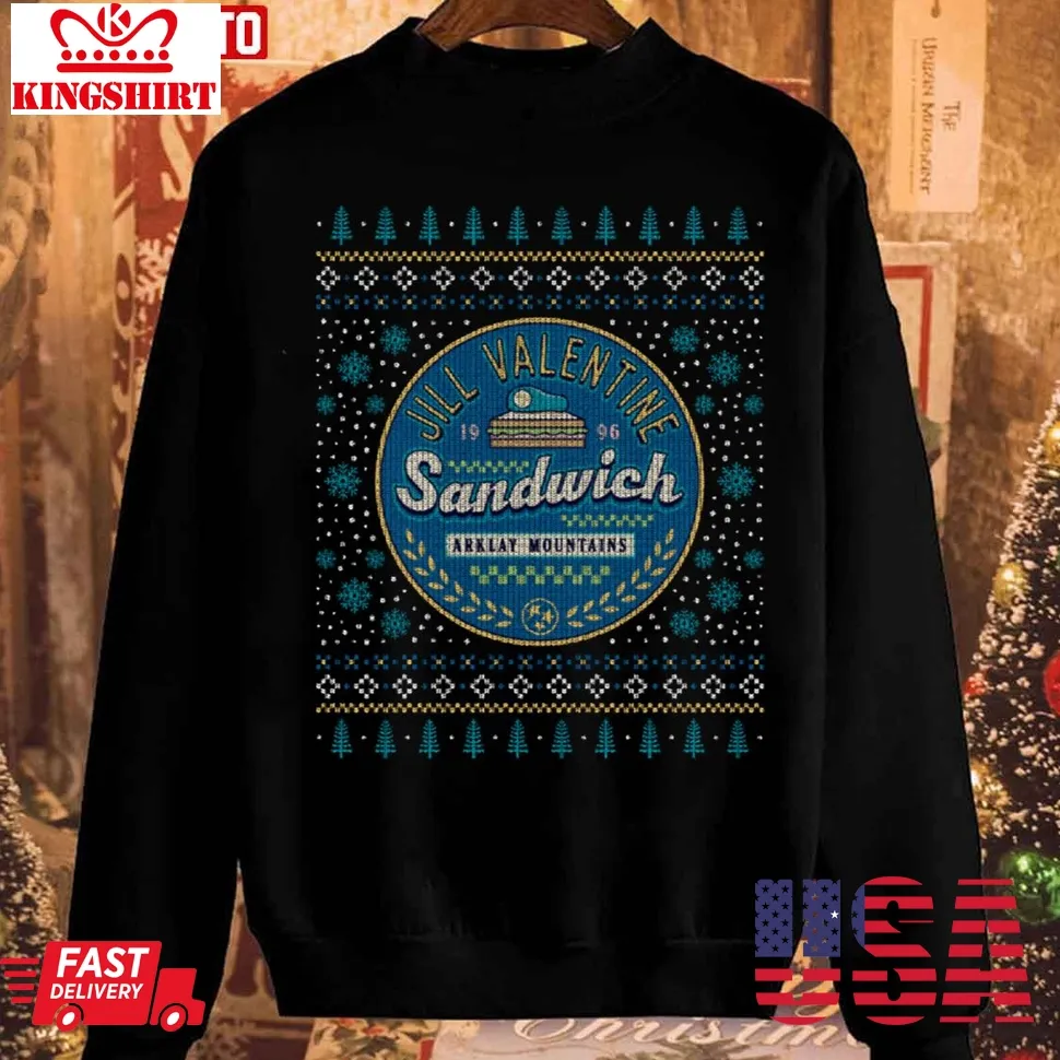 Jill Valentine Sandwich Christmas Unisex Sweatshirt Unisex Tshirt