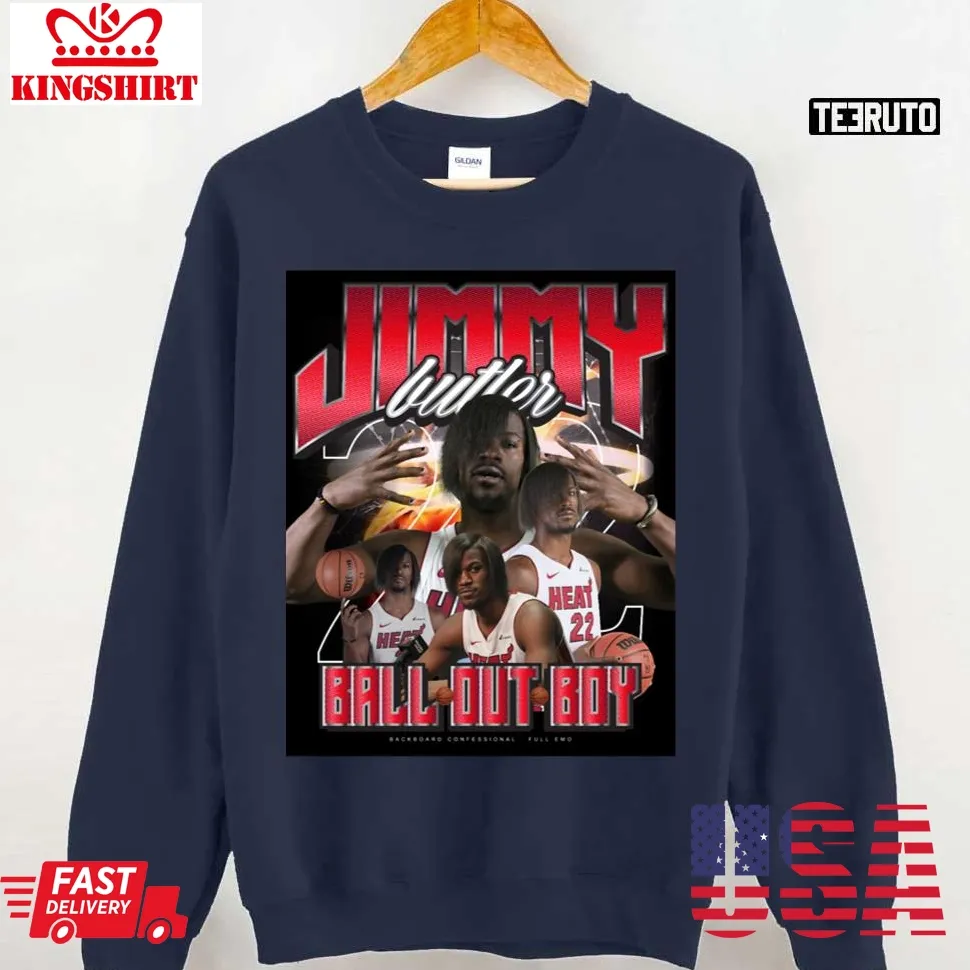 Jimmy Butler Emo Ball Out Boy Unisex Sweatshirt Size up S to 4XL