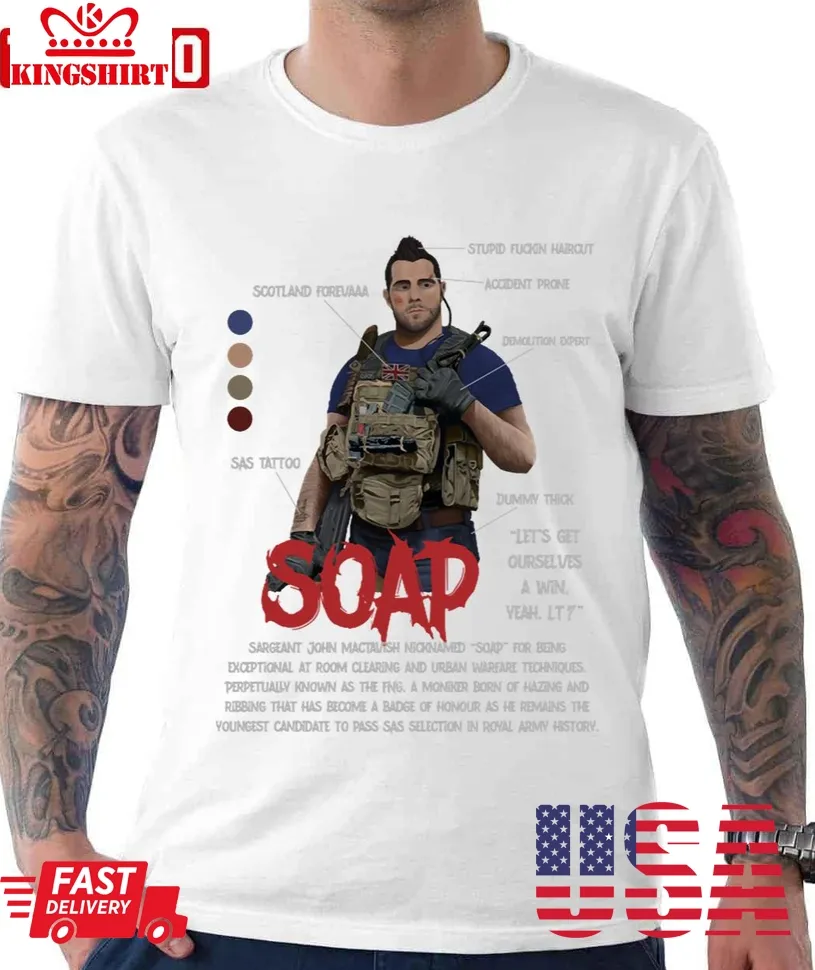 John Mactavish Modern Warfare Unisex T Shirt Plus Size