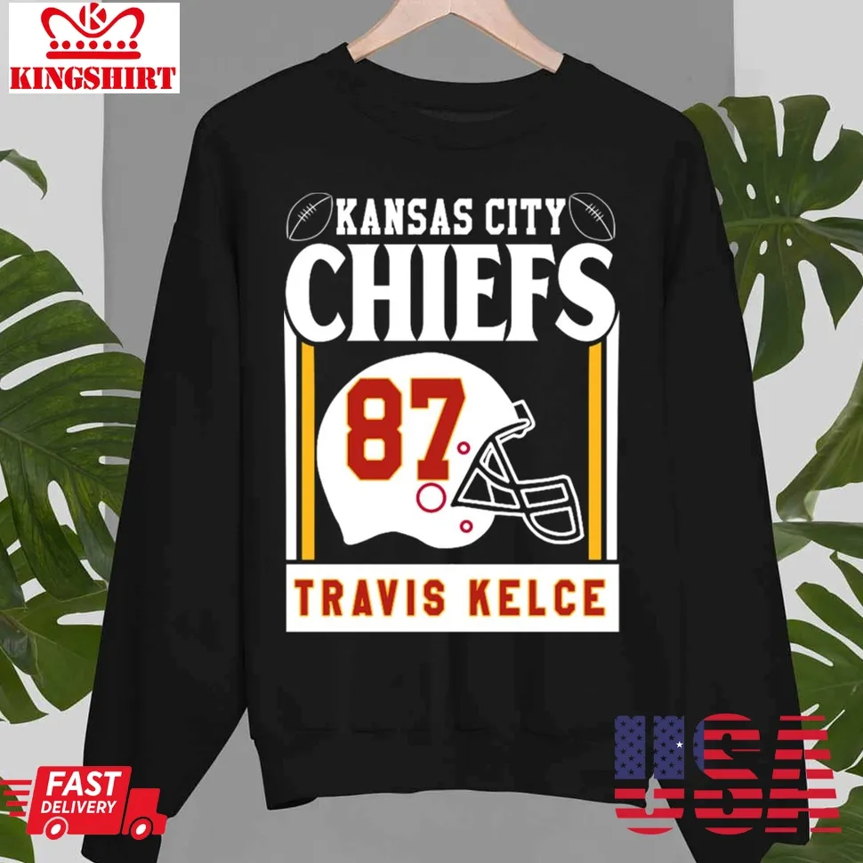 Kansas City Chiefs Travis Kelce 87 Unisex Sweatshirt Plus Size