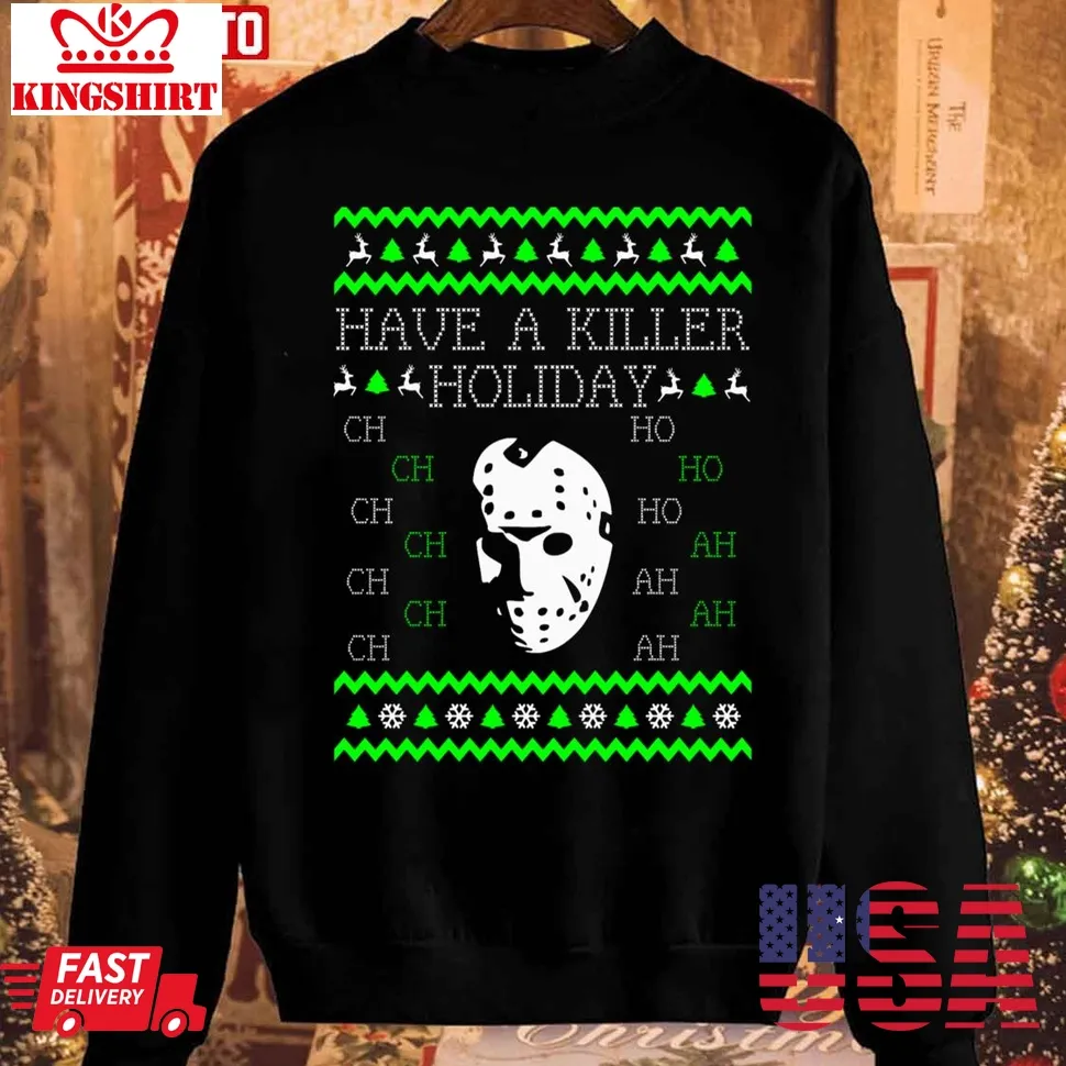 Killer Holiday Christmas 2023 Unisex Sweatshirt Plus Size