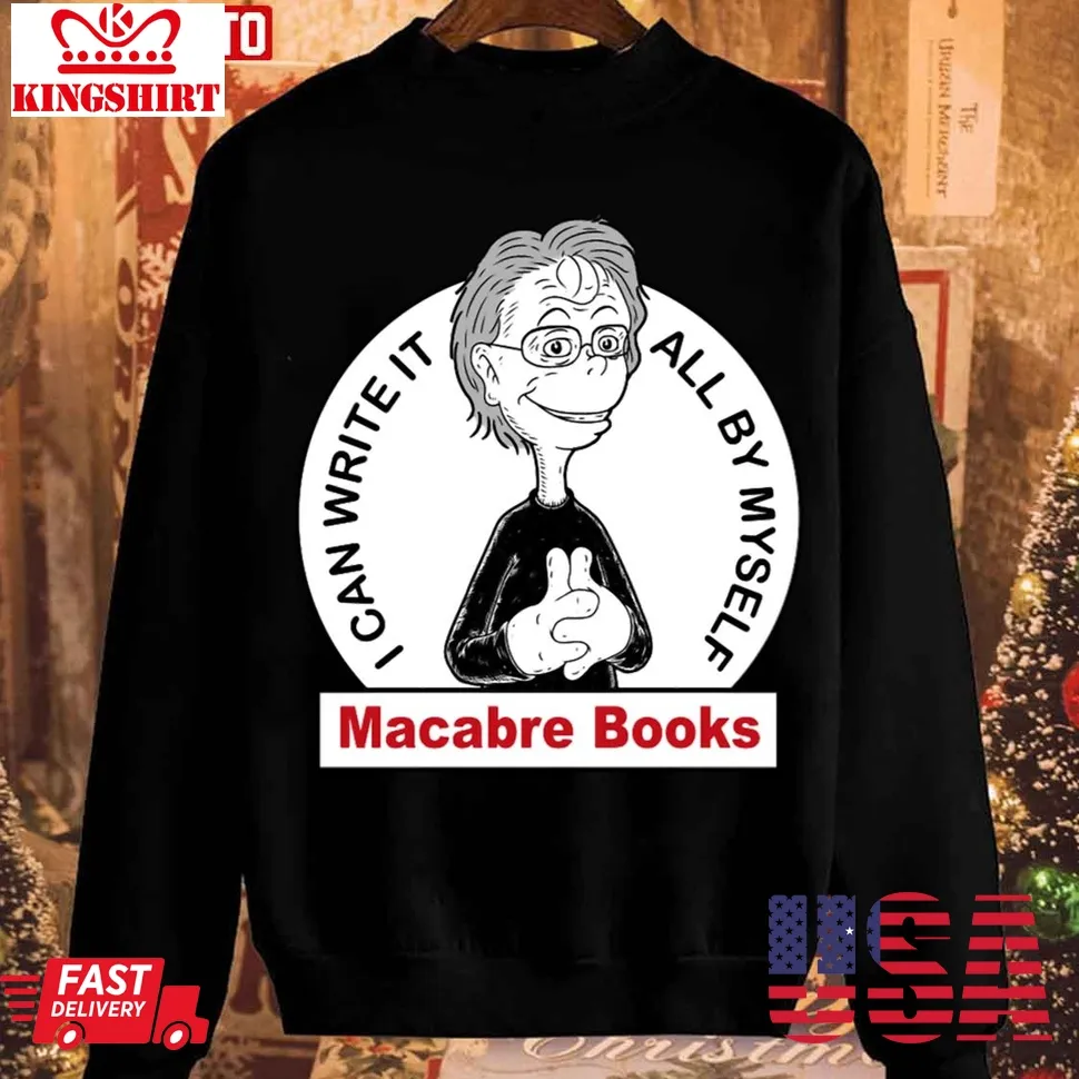King Of Macabre Books Unisex Sweatshirt Size up S to 4XL