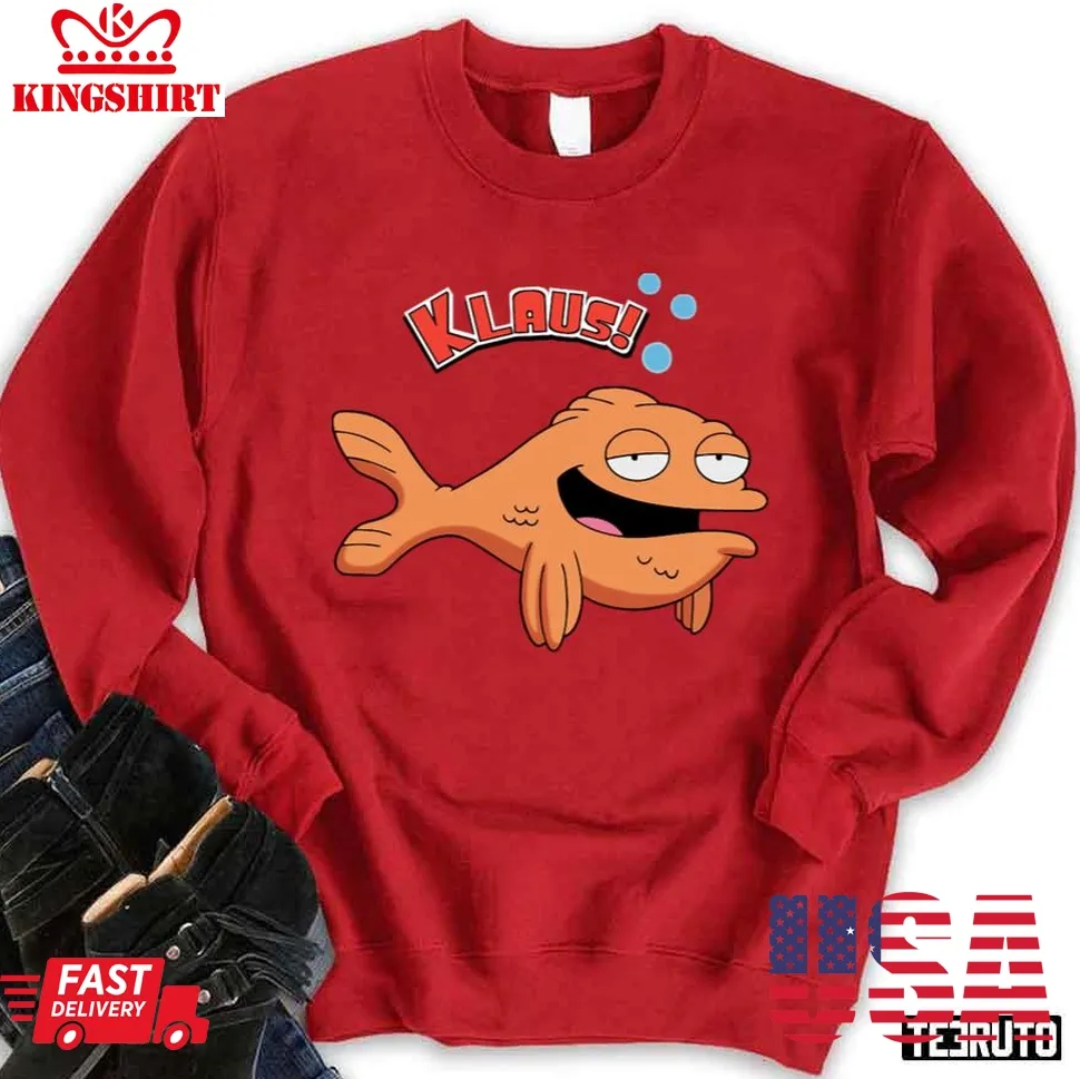 Klaus The Gloden Fish Unisex Sweatshirt Plus Size