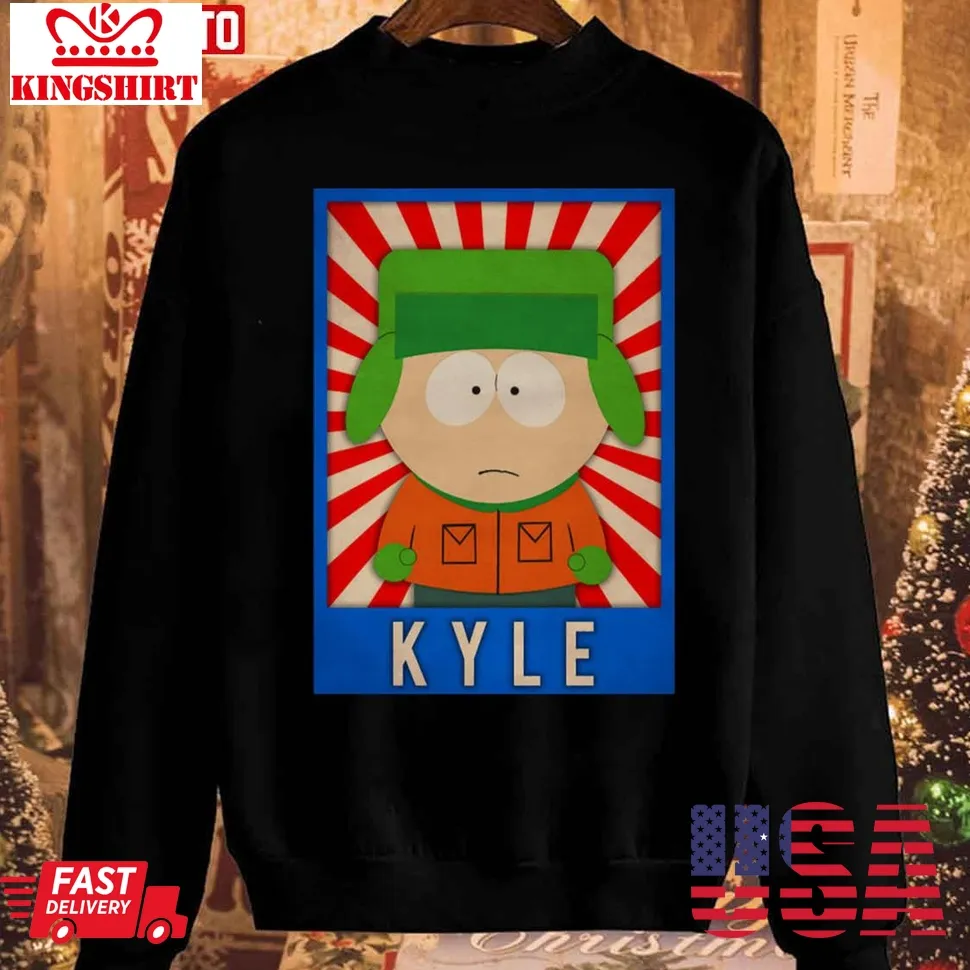 Kyle South Park Christmas Unisex Sweatshirt Size up S to 4XL