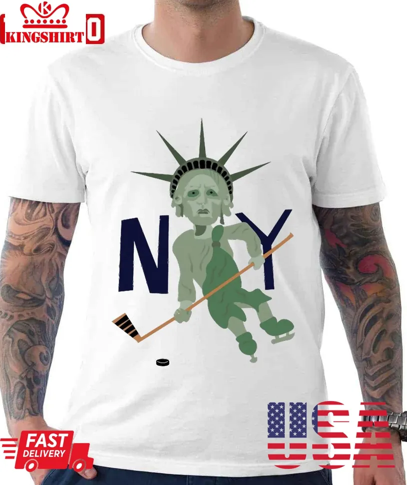 Lady Liberty Hockey Unisex T Shirt Unisex Tshirt