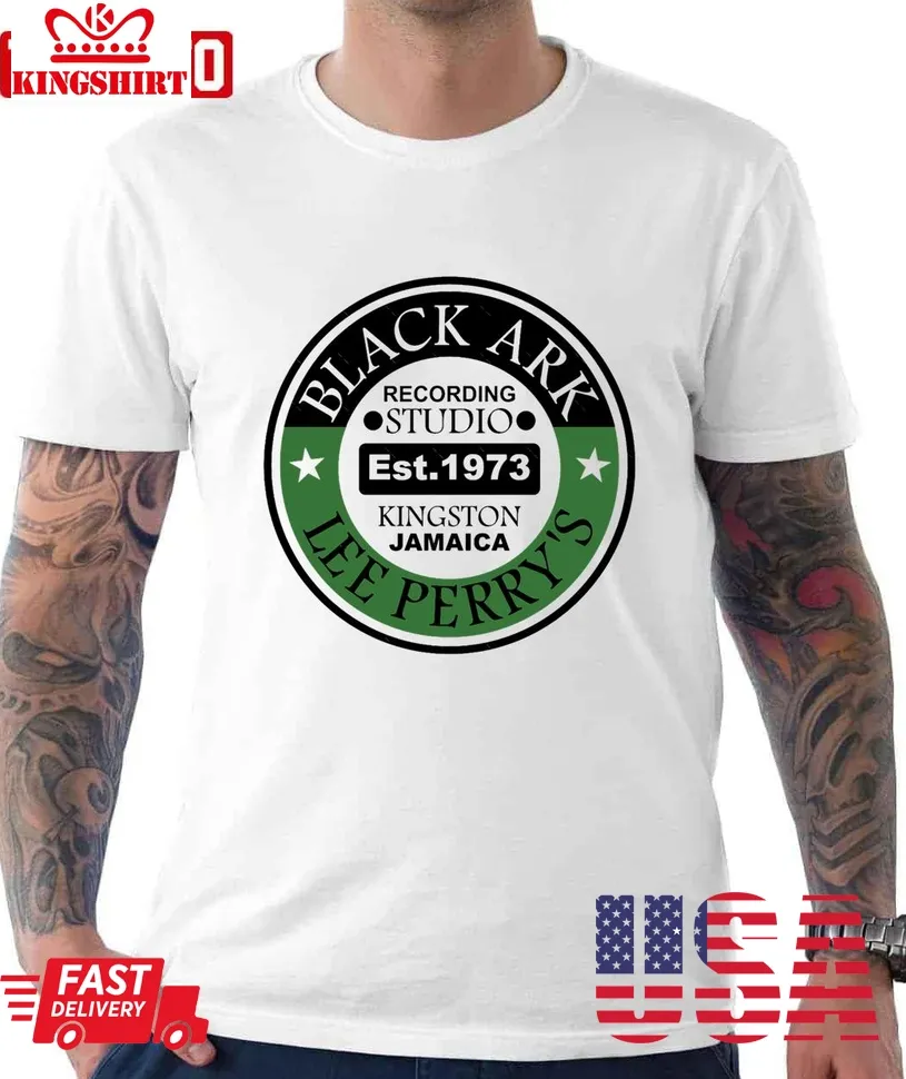 Lee Scratch Perry Black Ark Logo Reggae 45'S Record Collector Jamaica Roots Dub Unisex T Shirt Unisex Tshirt