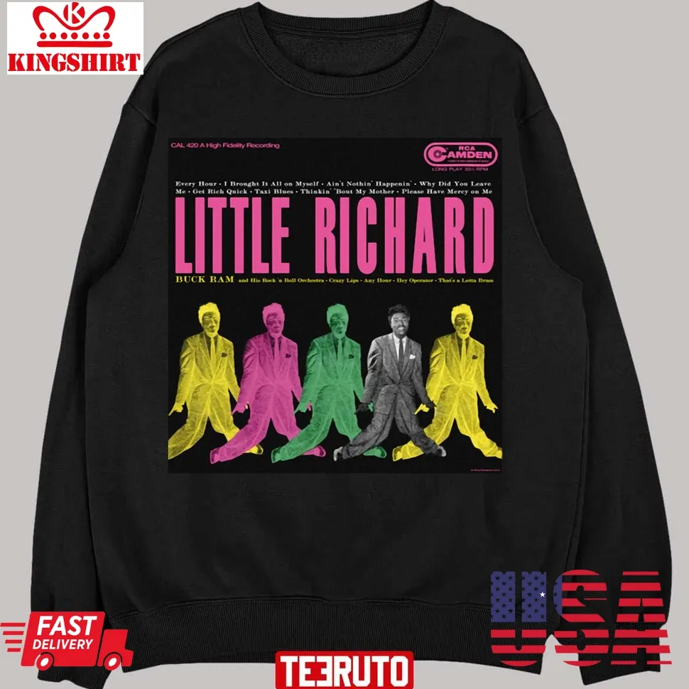 Little Richard Graphic Unisex Sweatshirt Plus Size