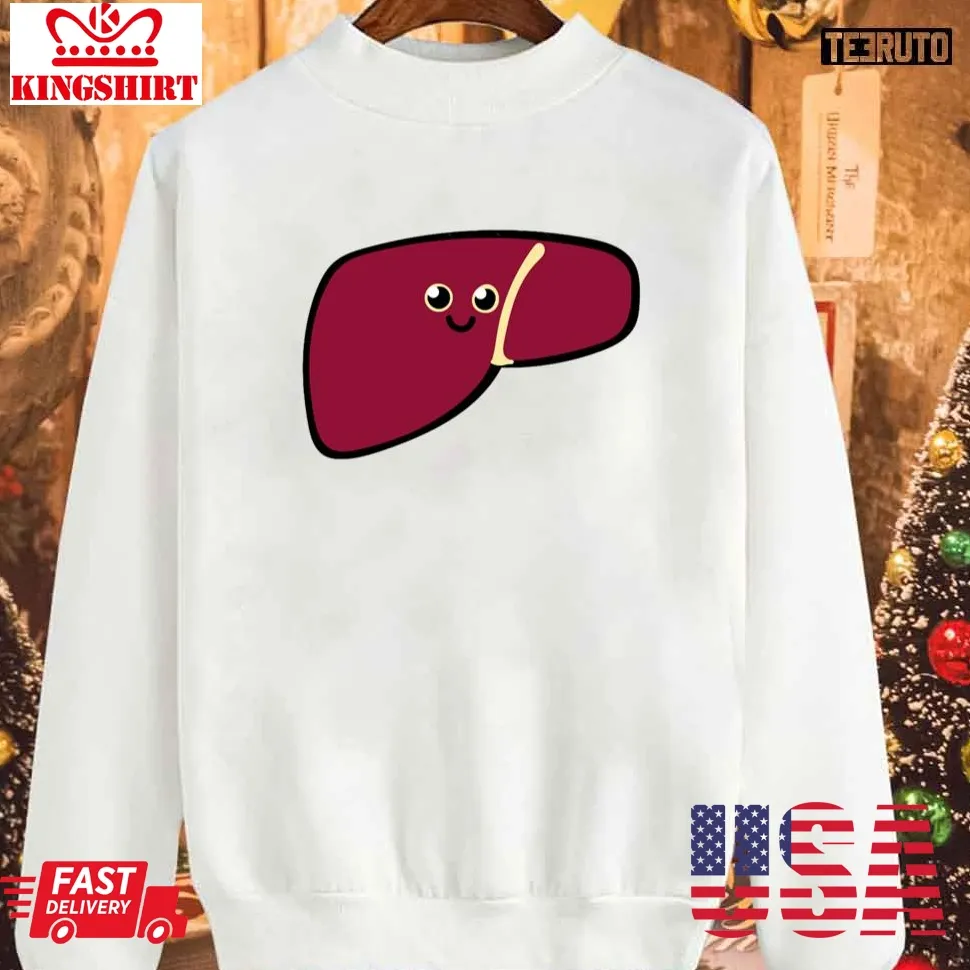 Liver Christmas Sweatshirt Size up S to 4XL