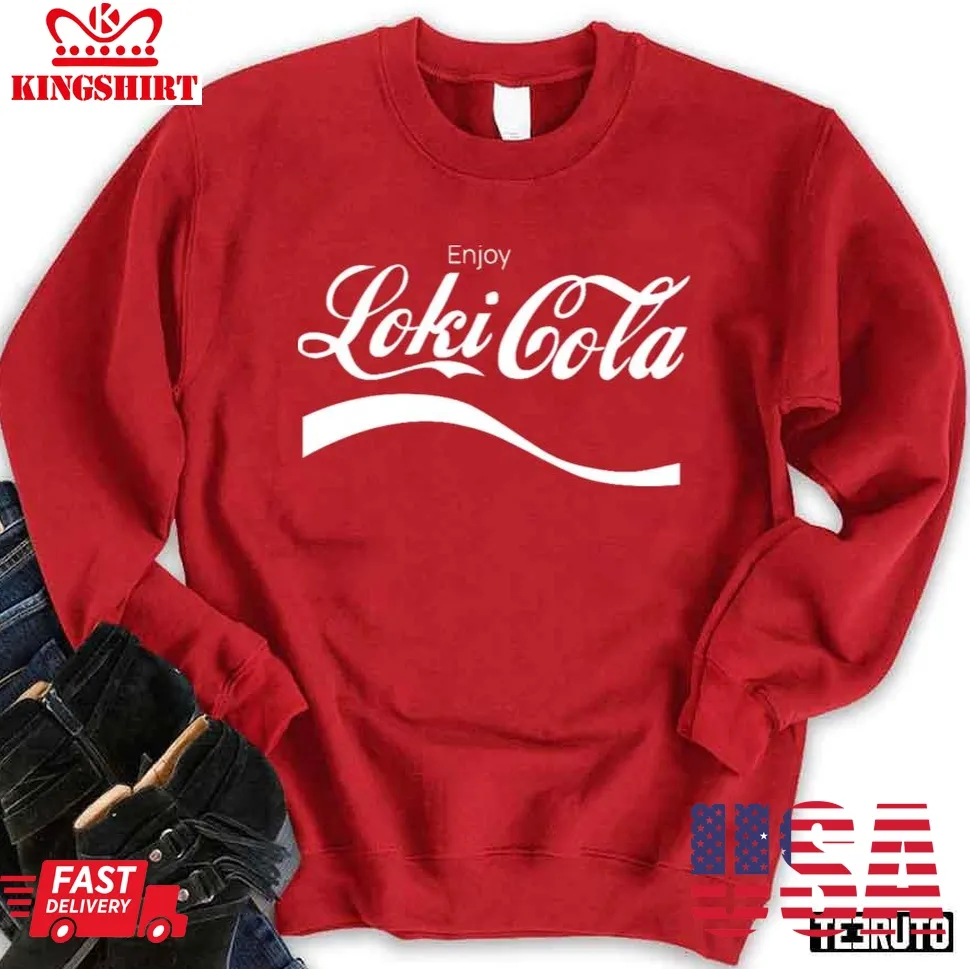Loki Cola Logo Unisex Sweatshirt Size up S to 4XL