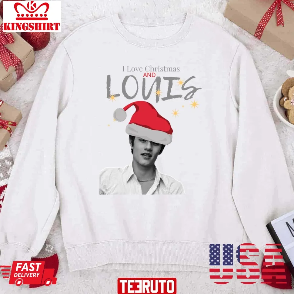 Louis Partridge Christmas Design Unisex Sweatshirt Unisex Tshirt