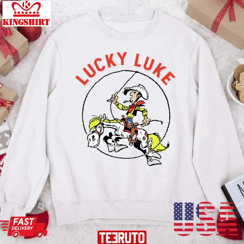 Lucky Luke 2 Full Color Unisex Sweatshirt Unisex Tshirt