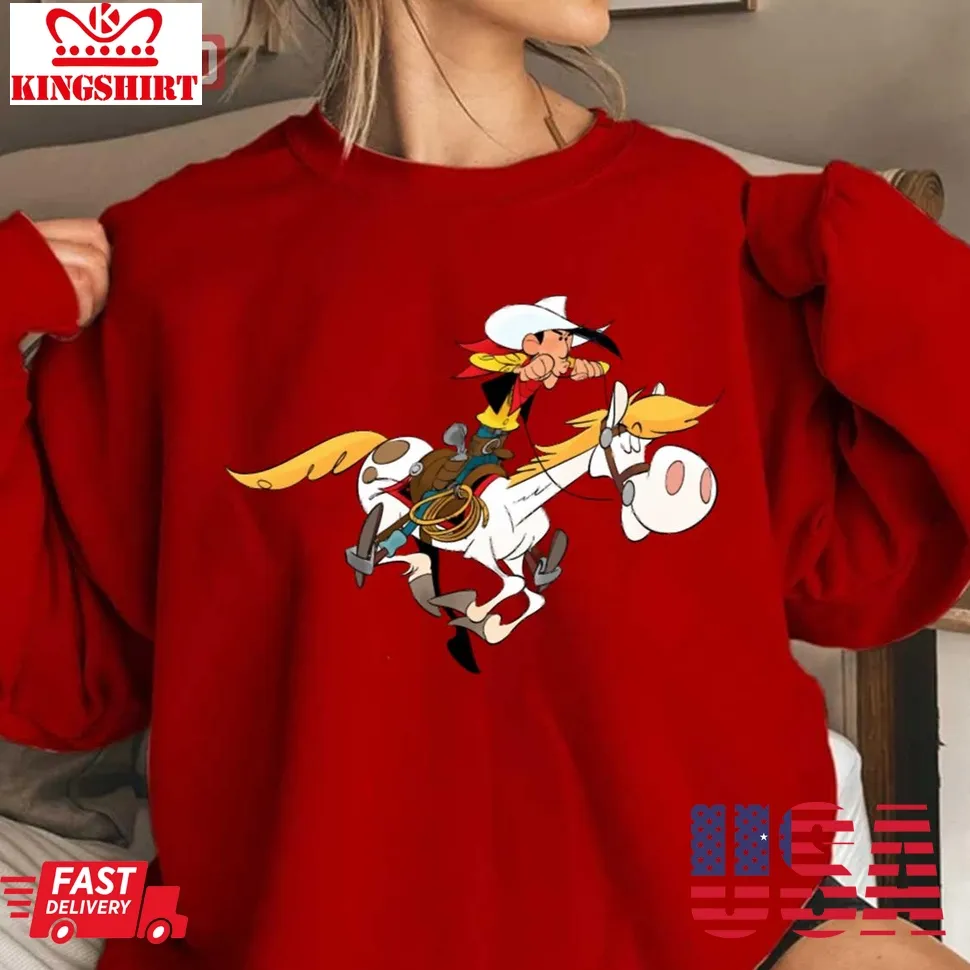 Lucky Luke 90S Cartoon Unisex Sweatshirt Unisex Tshirt