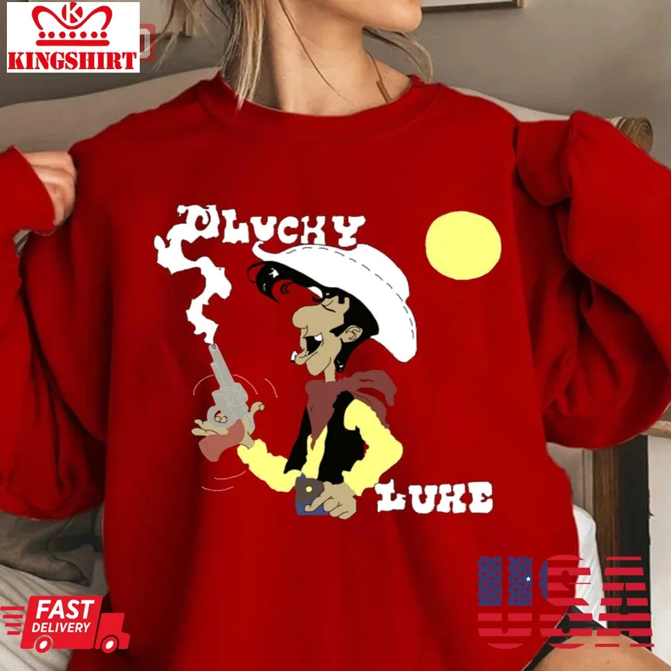 Lucky Luke Poor Lonesome Cowboy Unisex Sweatshirt Plus Size