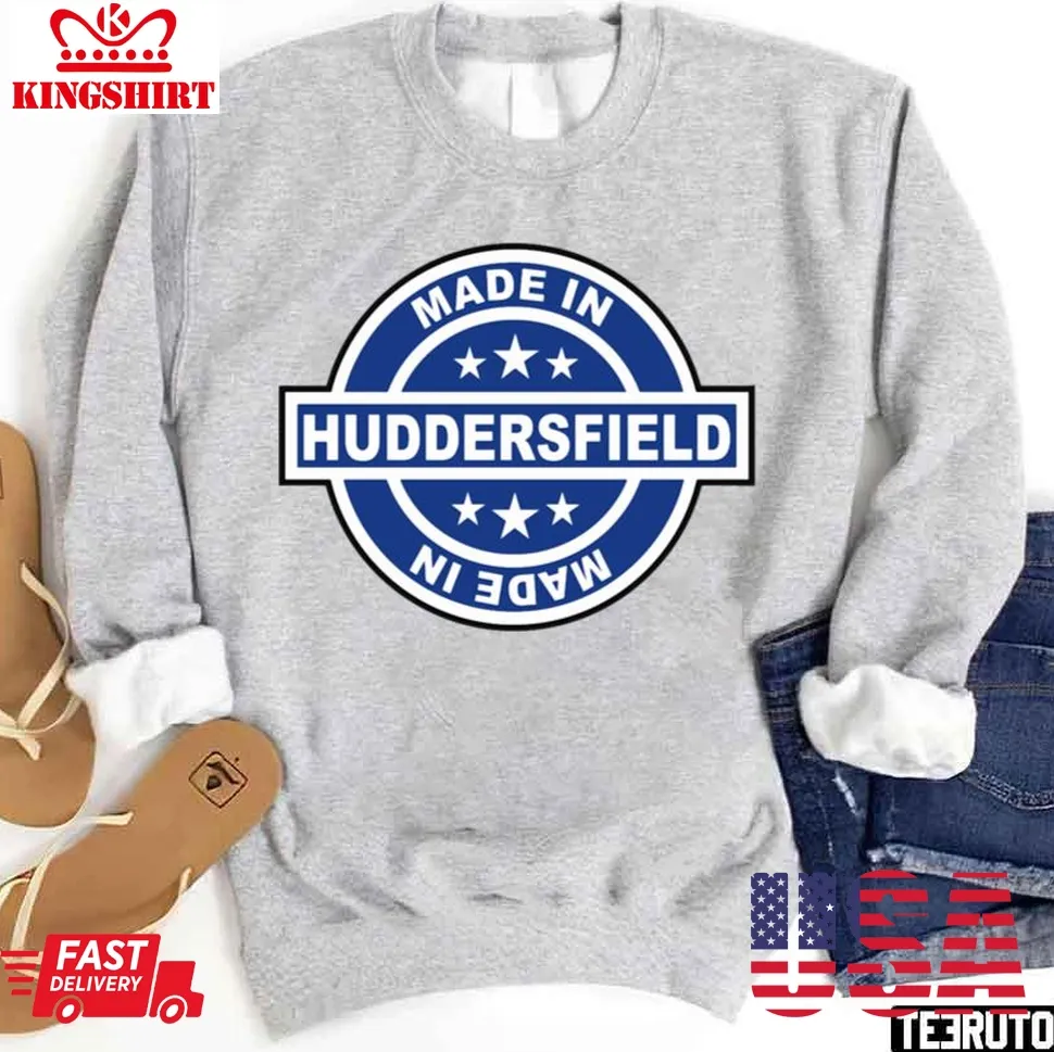 Made In Huddersfield Unisex Sweatshirt Size up S to 4XL