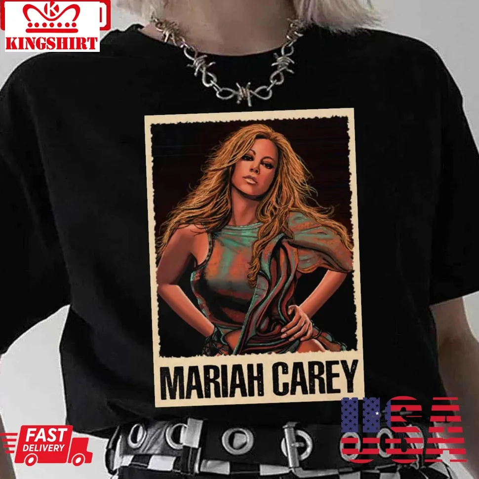 Mariah Carey's Musical Odyssey Evolving Through Frames Unisex T Shirt Size up S to 4XL