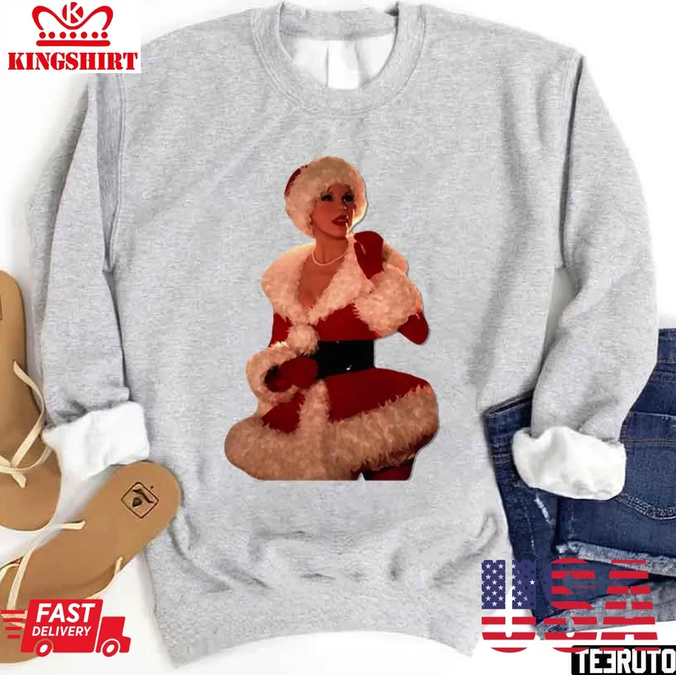 Martha May Whovier Santa Baby Christmas Unisex Sweatshirt Plus Size
