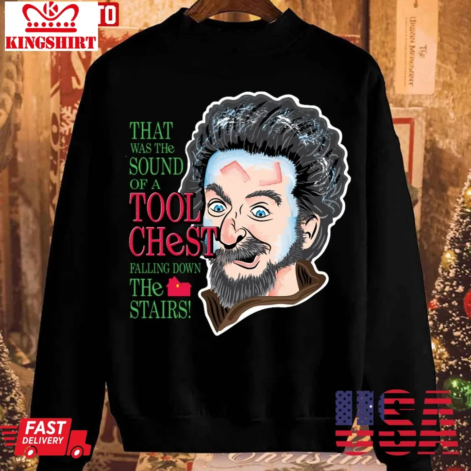 Marv Tool Chest Christmas Home Alone Unisex Sweatshirt Size up S to 4XL