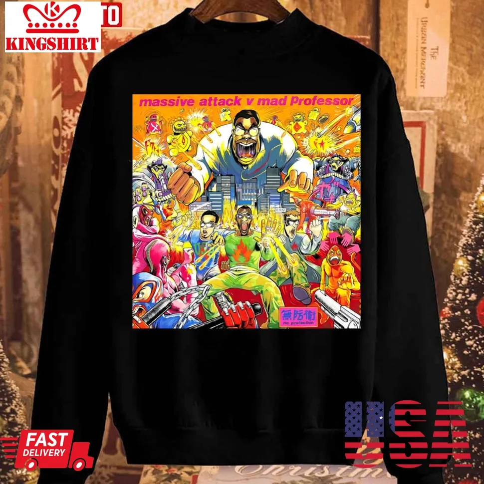 Massive No Protection Christmas 2023 Unisex Sweatshirt Plus Size