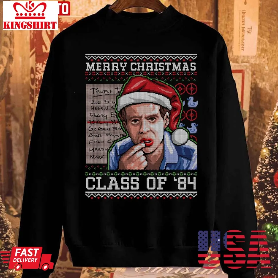 Merry Christmas Class Of '84 Unisex Sweatshirt Unisex Tshirt