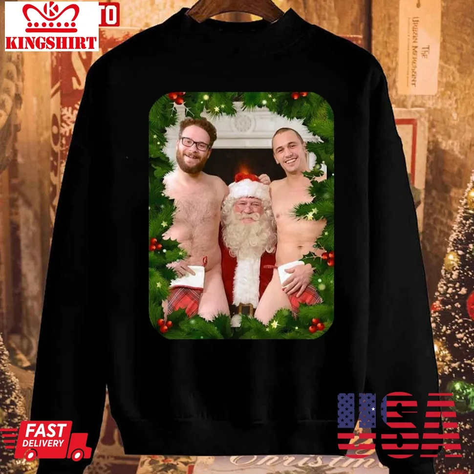 Merry Christmas From Seth And James Unisex Sweatshirt Plus Size