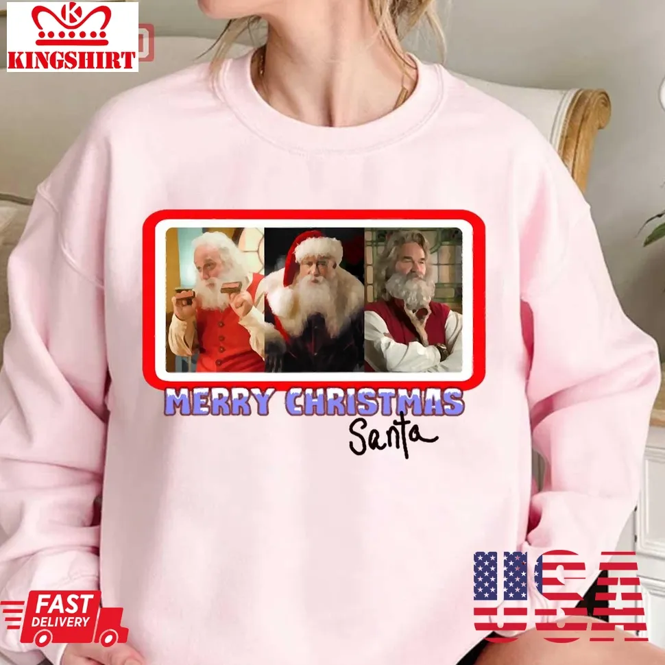 Merry Christmas From Your Favorite Movie Santa Claus Unisex Sweatshirt Unisex Tshirt