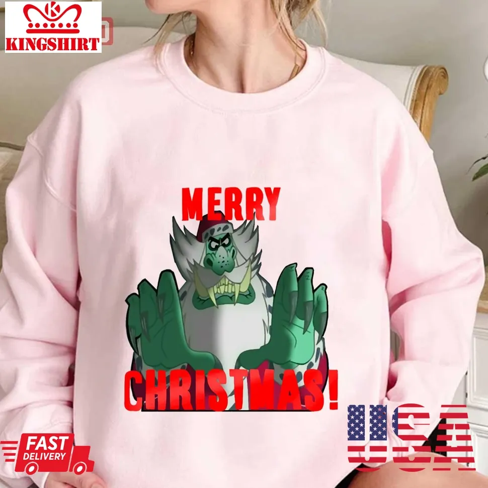 Merry Christmas Monster Unisex Sweatshirt Plus Size