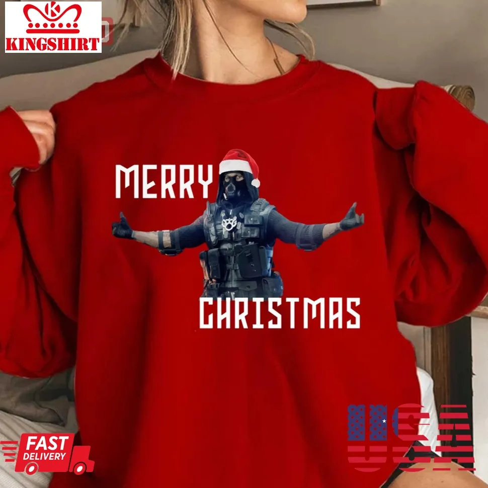 Merry Christmas Warzone Unisex Sweatshirt Size up S to 4XL