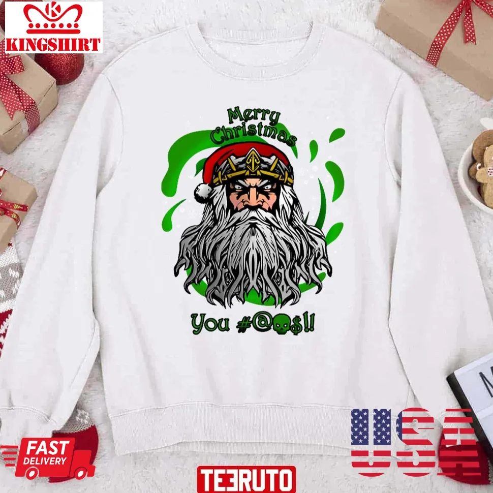 Merry Christmas You Viking Art Unisex Sweatshirt Unisex Tshirt