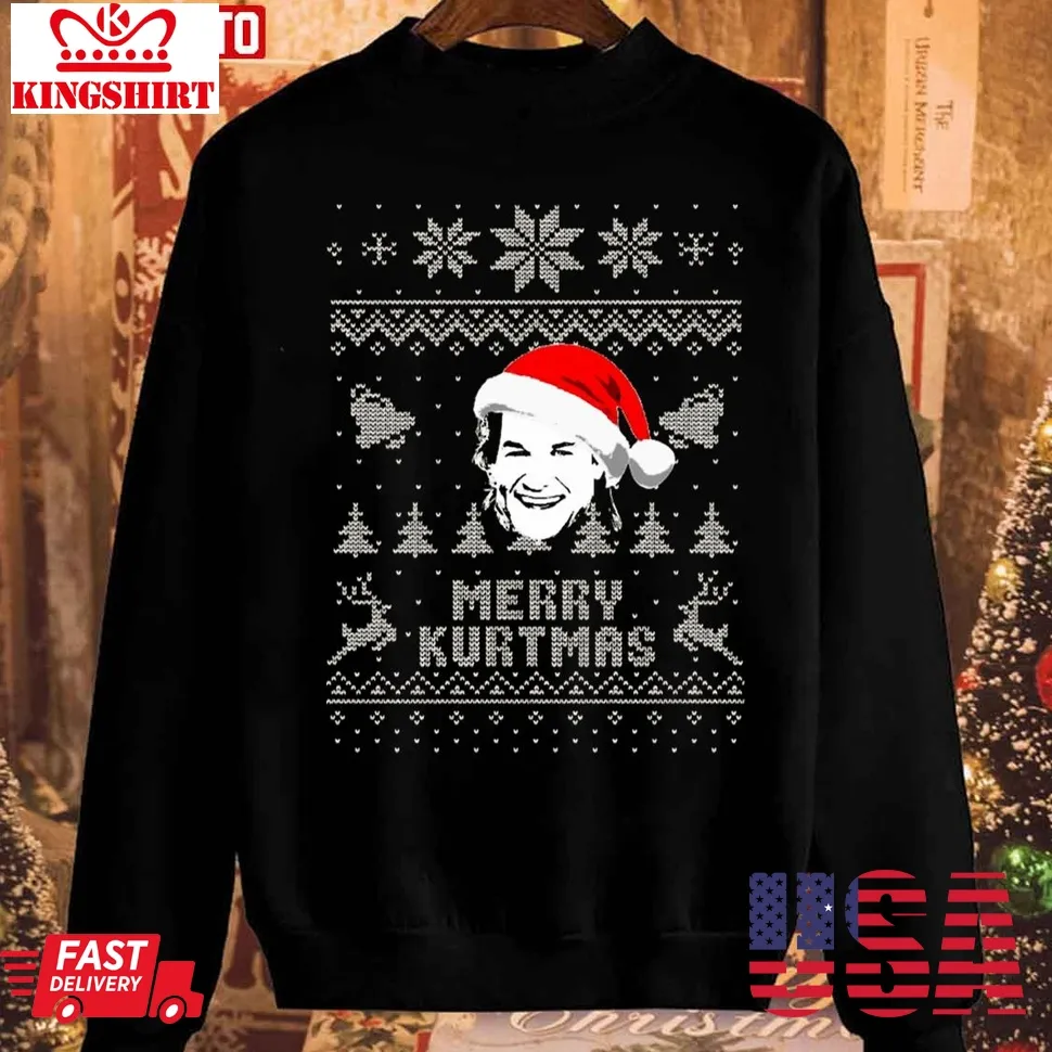 Merry Kurtmas Christmas Parody Unisex Sweatshirt Size up S to 4XL