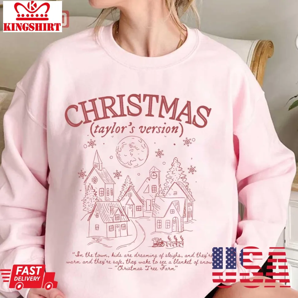 Merry Swiftmas Christmas Taylor's Version Unisex Sweatshirt Size up S to 4XL