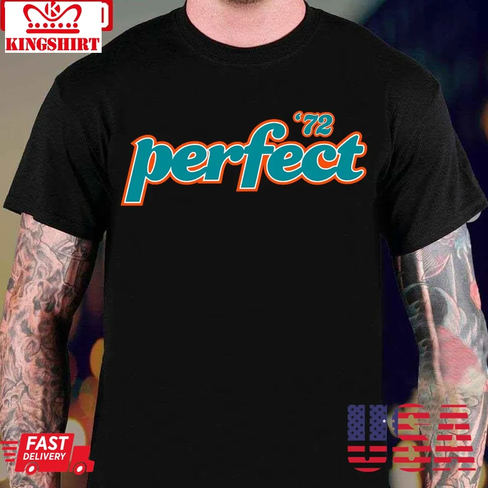 Miami Dolphins Perfect Season Unisex T Shirt Plus Size